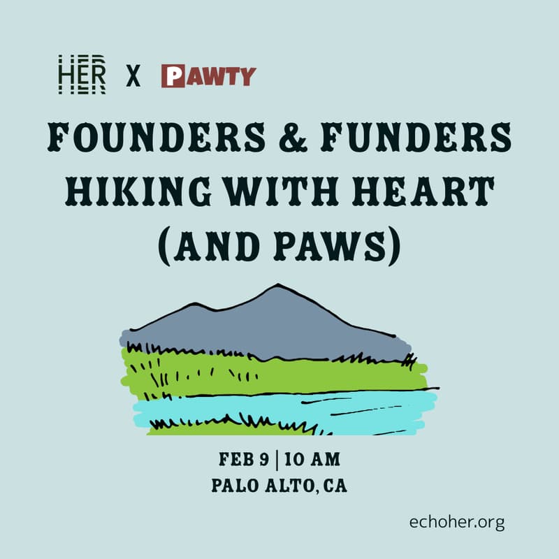 Cover Image for Founders & Funders Hiking with Heart (and Paws)