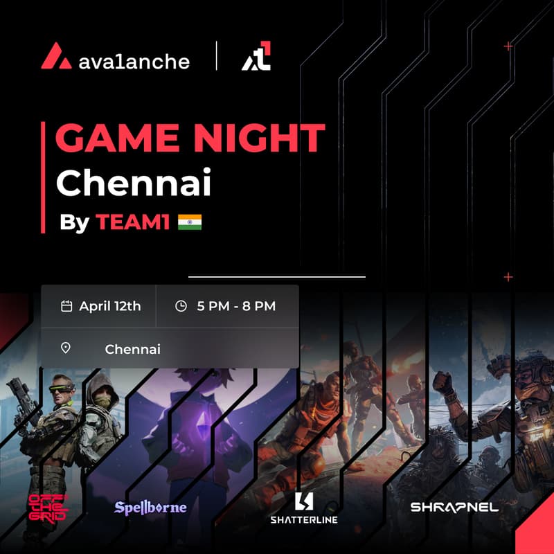 Cover Image for Avalanche Game Night Chennai