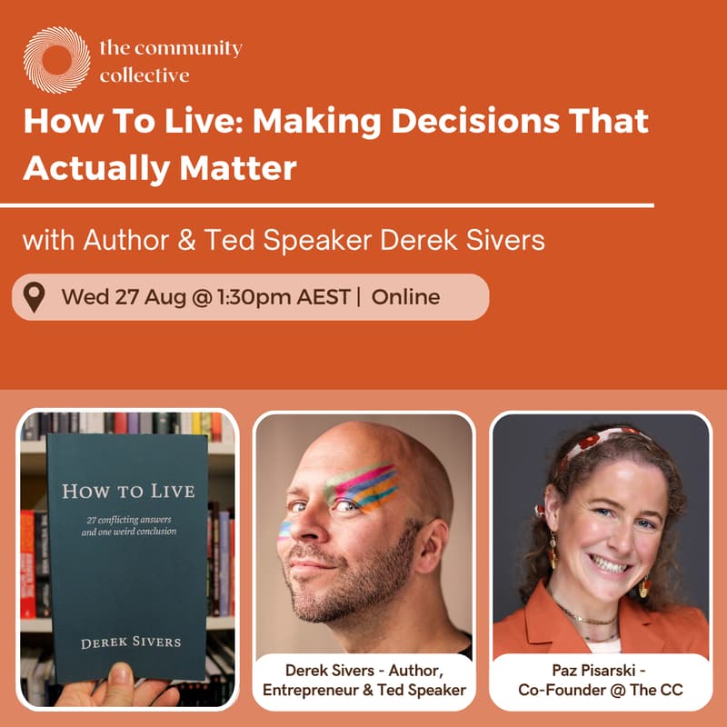 Cover Image for 🏵 How To Live: Making Decisions That Actually Matter with Derek Sivers