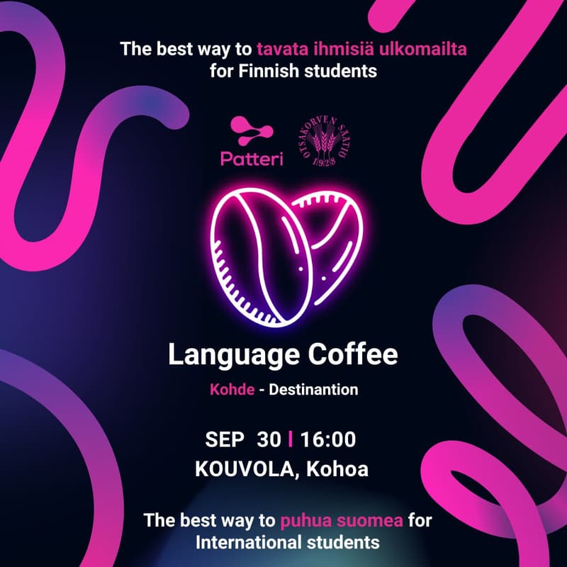Kansikuva tapahtumalle Language Coffee: Kohde