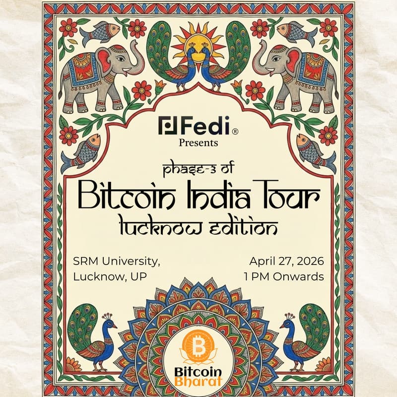 Cover Image for Bitcoin India Tour- Lucknow Edition