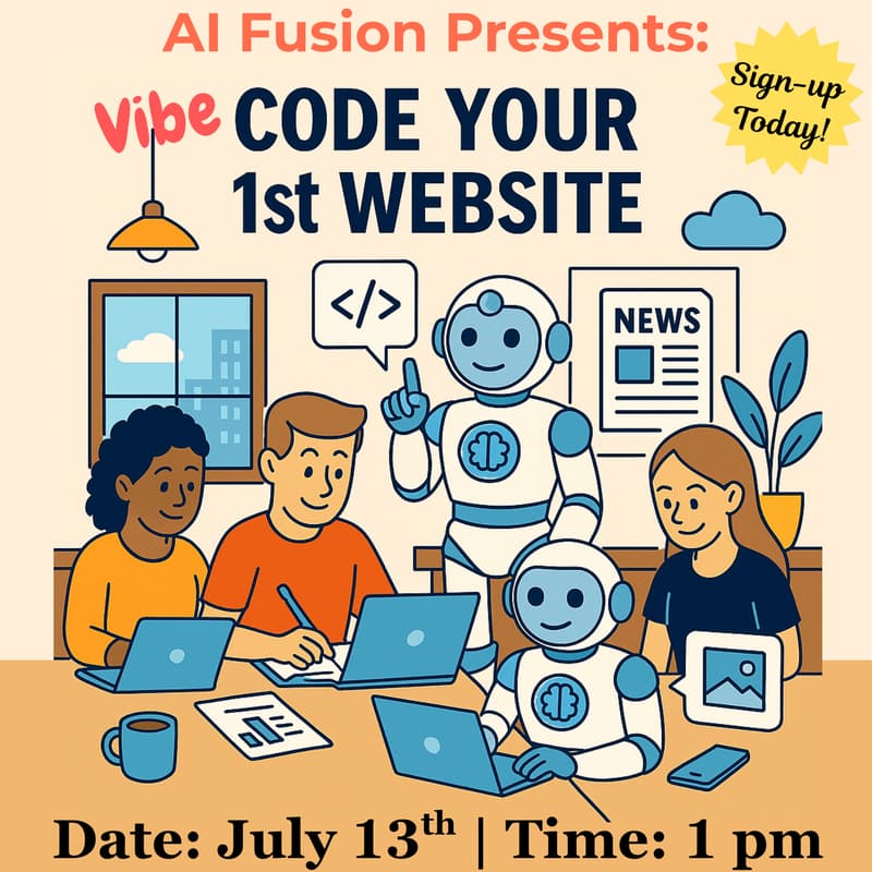 Cover Image for 🌟 Vibe Code Your First Website: An AI-Powered Workshop for Beginners! 🌐🤖