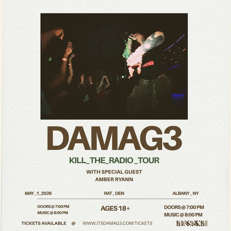 Cover Image for DAMAG3 in Albany!