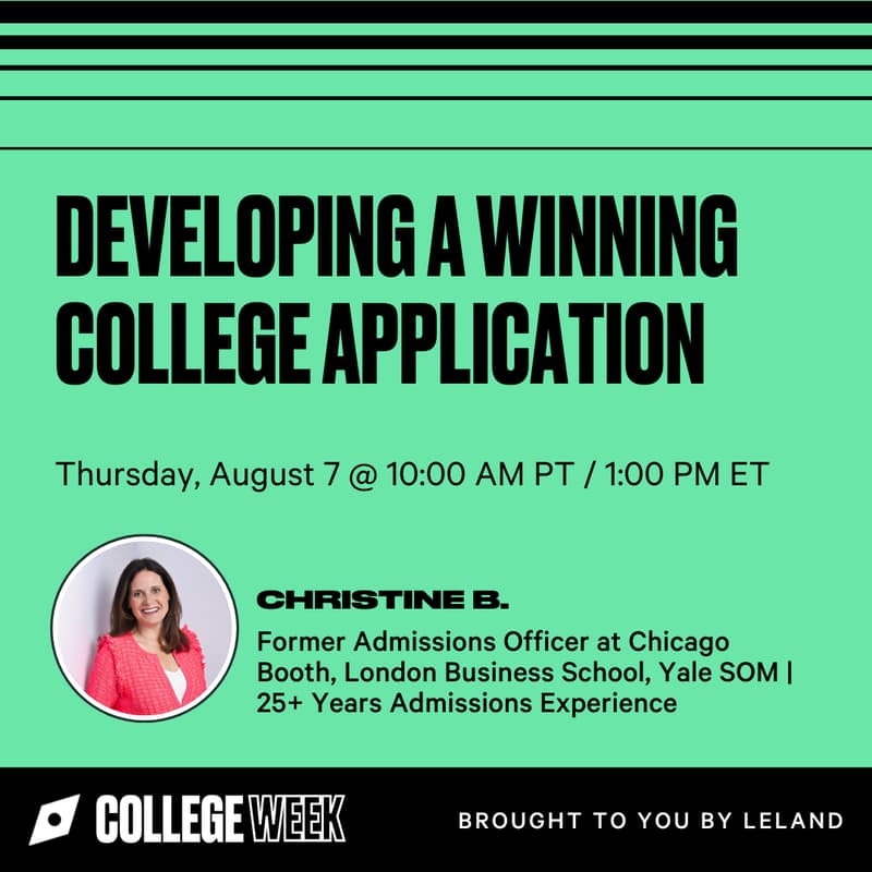 Cover Image for Developing a Winning College Application