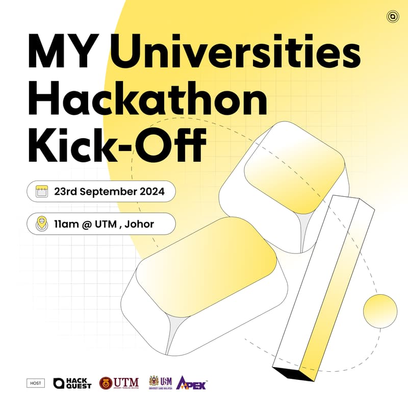 Cover Image for 🚀 MY Universities Hackathon Kick-off