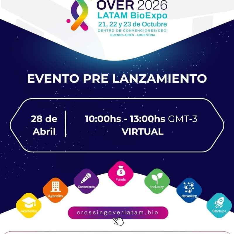 Cover Image for VIRTUAL | 2° Lanzamiento Crossing Over LATAM BioExpo 2026