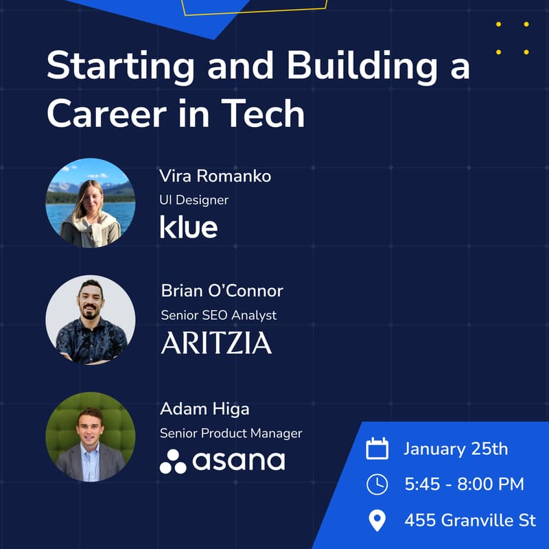 Cover Image for Starting and Building a Career in Tech