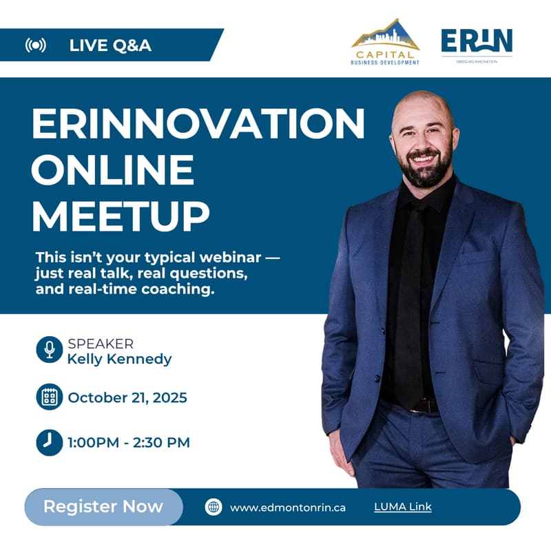 Cover Image for ERINnovation Online Meetup Business Development Live Q&A