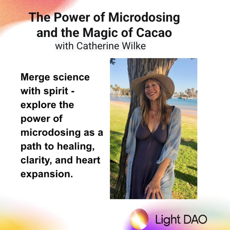 Cover Image for Wellness Gathering: The Power of Microdosing and the Magic of Cacao with Catherine Wilke (LA)