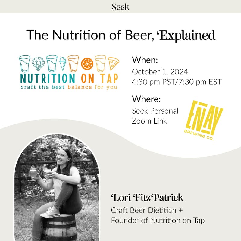 Cover Image for Learn with Seek: The Nutrition of Beer, Explained