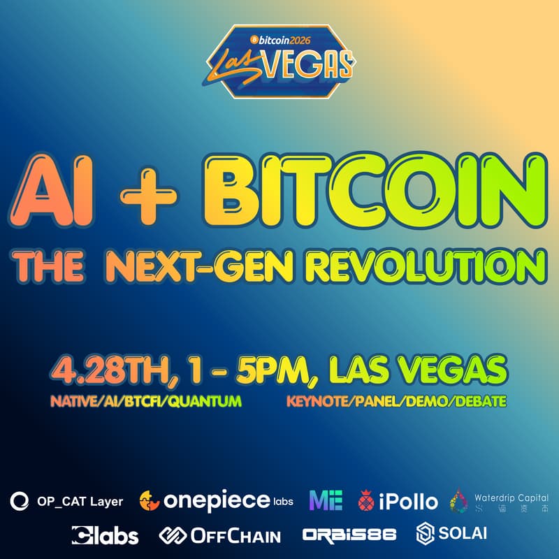Cover Image for AI + Bitcoin, the Next-Gen Revolution - BTC Vegas Side Event