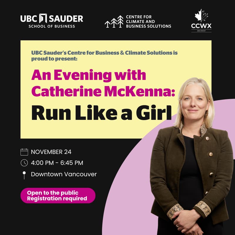 Cover Image for An Evening with Catherine McKenna: Run Like a Girl