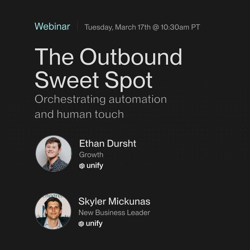 Cover Image for The Outbound Sweet Spot: Orchestrating Automation and Human Touch