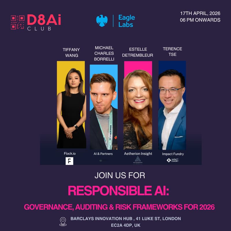 Cover Image for The D8AI Club : Responsible AI: Governance, Auditing & Risk Frameworks for 2026
