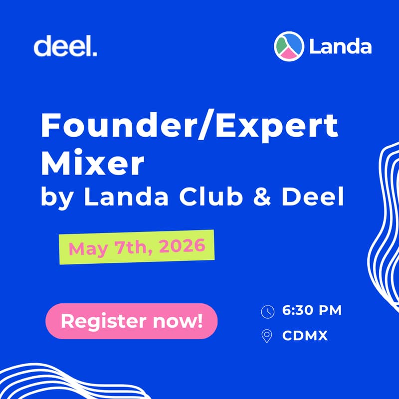 Cover Image for Founder/Expert Mixer by Landa Club & Deel