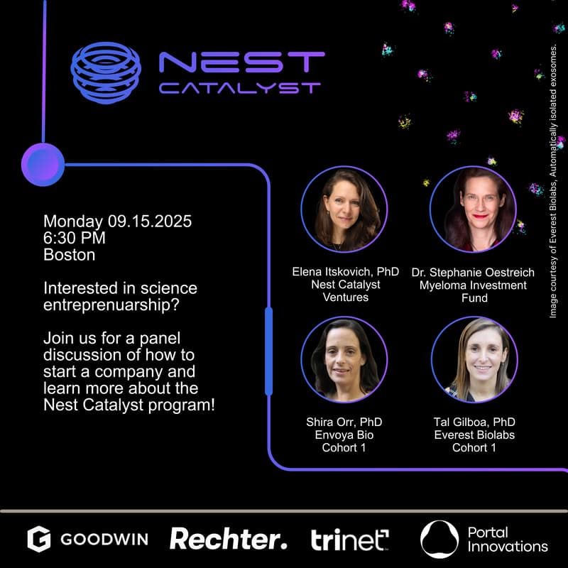 Cover Image for Nest Catalyst - Science Founders and Investors that support them