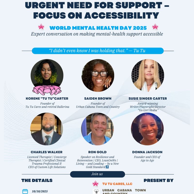 Cover Image for From Crisis to Care World Mental Health Day 2025 Urgent Need for Support – Focus on Accessibility