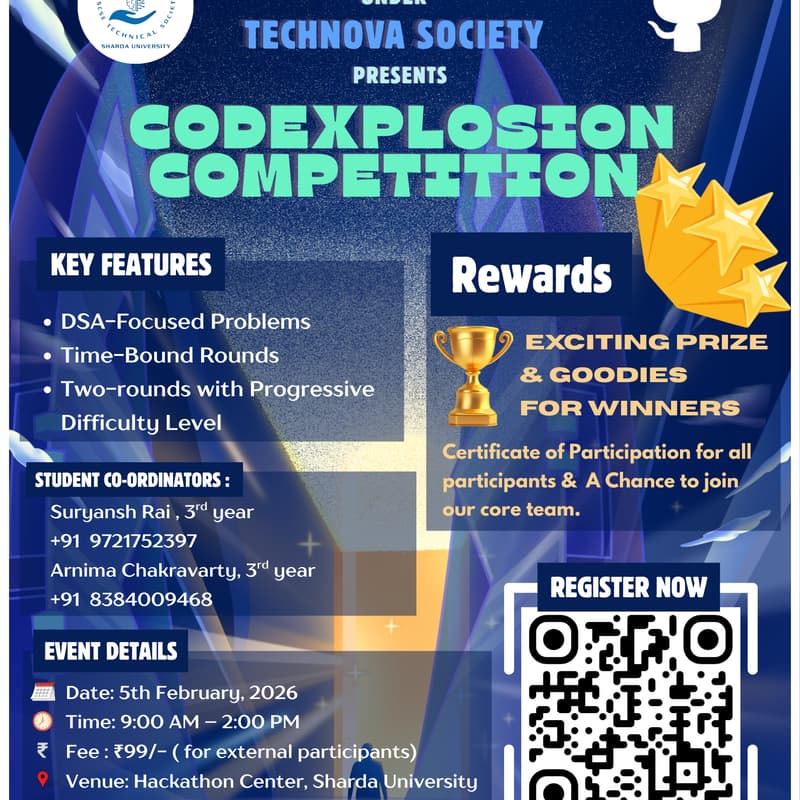 CodeXplosion- Coding Competition · Luma