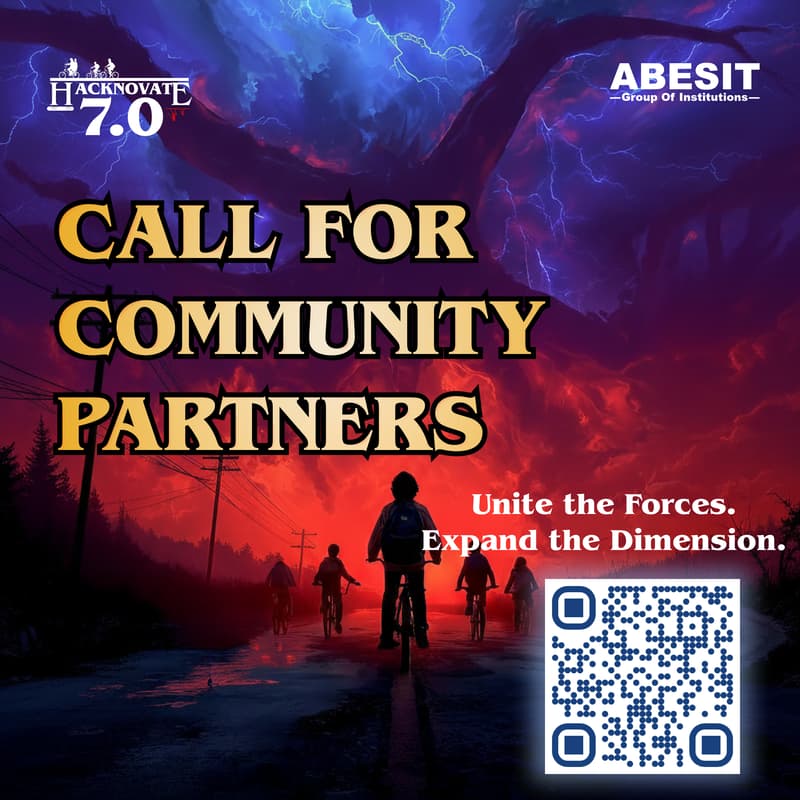 Cover Image for Call for Community Partners - Hacknovate 7.0