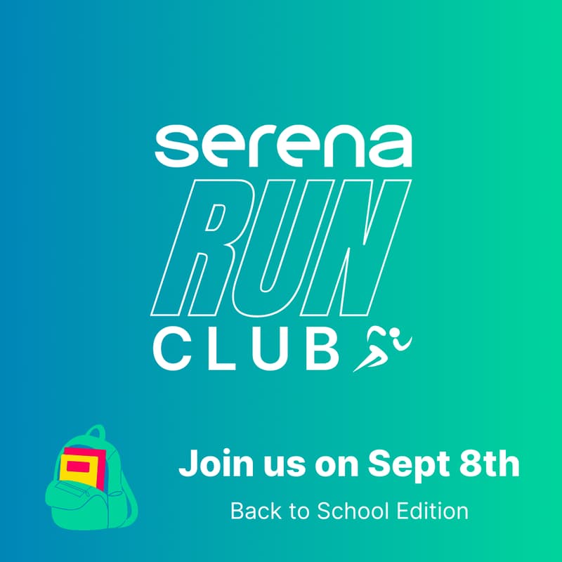 Cover Image for Serena Run Club #9 - Back to School Edition
