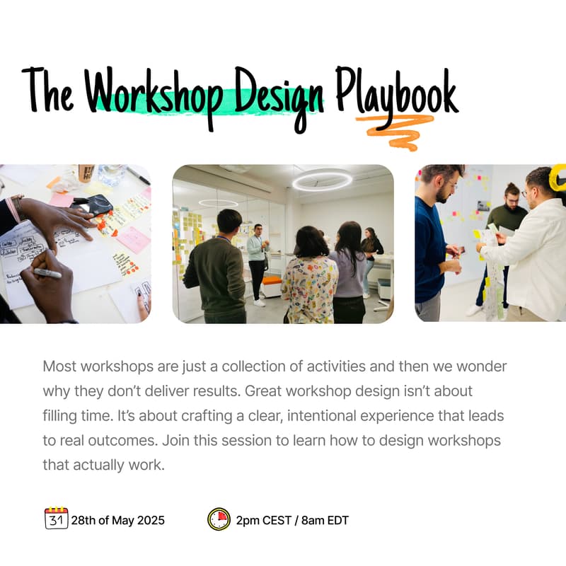 Cover Image for The Workshop Design Playbook