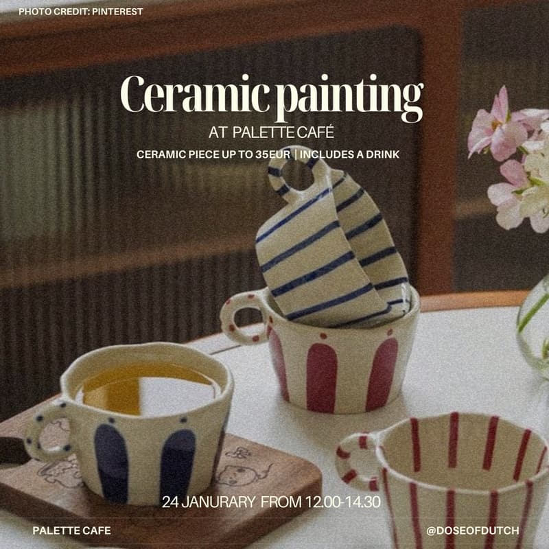 Cover Image for Cereamic Painting - Palette Cafe x Dose of Dutch