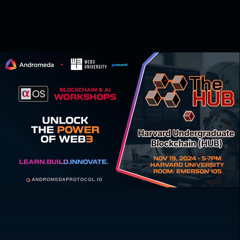 Cover Image for Master AI & Web3 with Andromeda at Harvard University