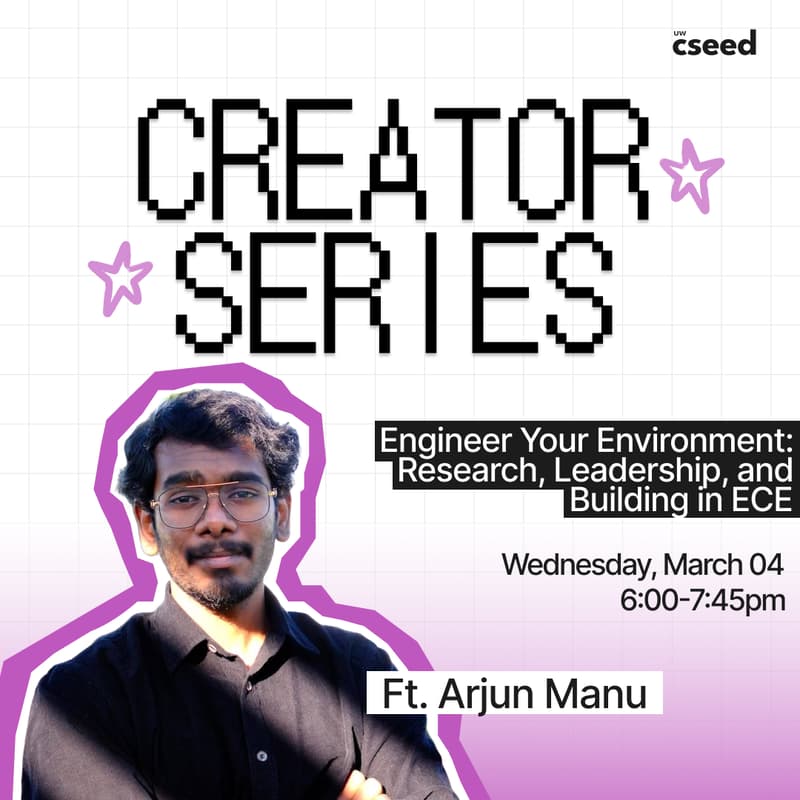 Cover Image for Creator Series- Arjun Manu