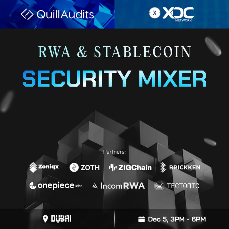 Cover Image for RWA & Stablecoin Security Mixer | RWA Handbook Launch | Dubai