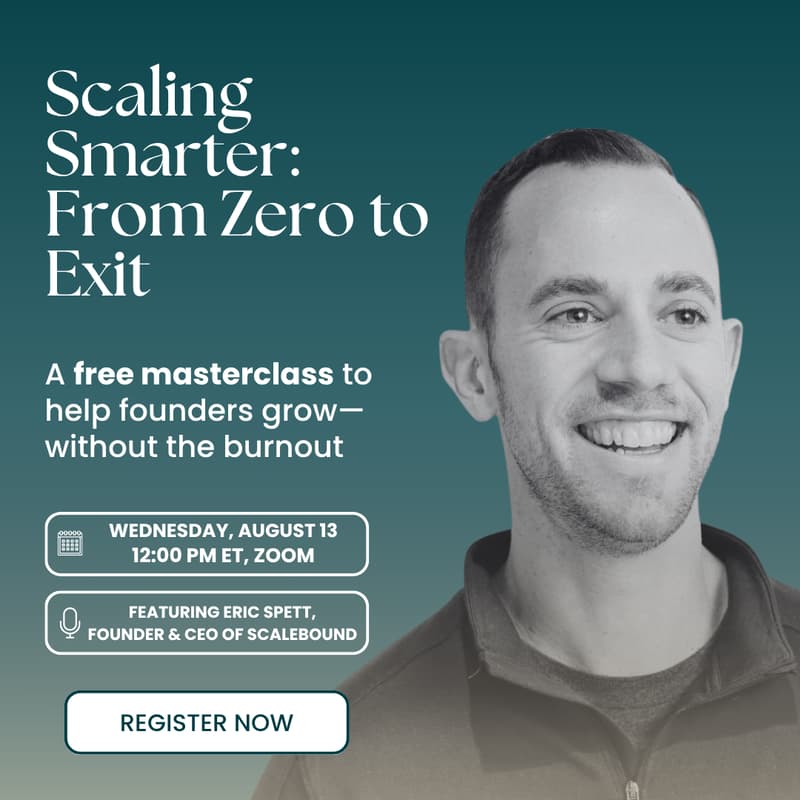 Cover Image for Scaling Smarter: A Free Masterclass on Real Startup Traction