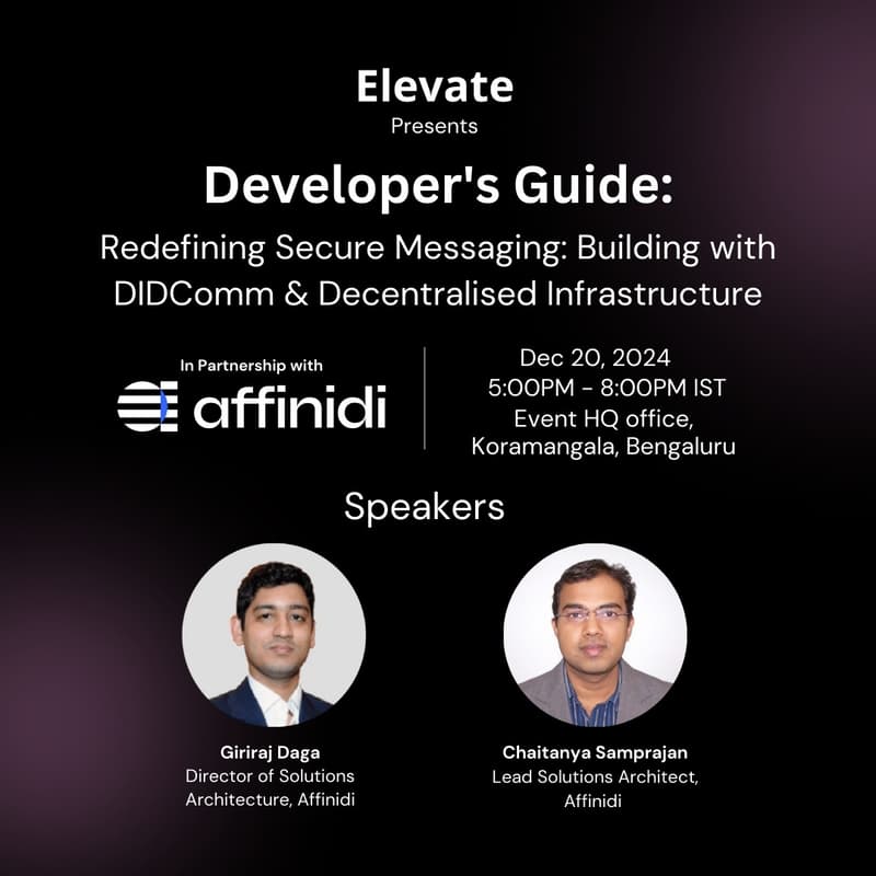 Cover Image for Redefining Secure Messaging: Building with DIDComm & Decentralised Infrastructure