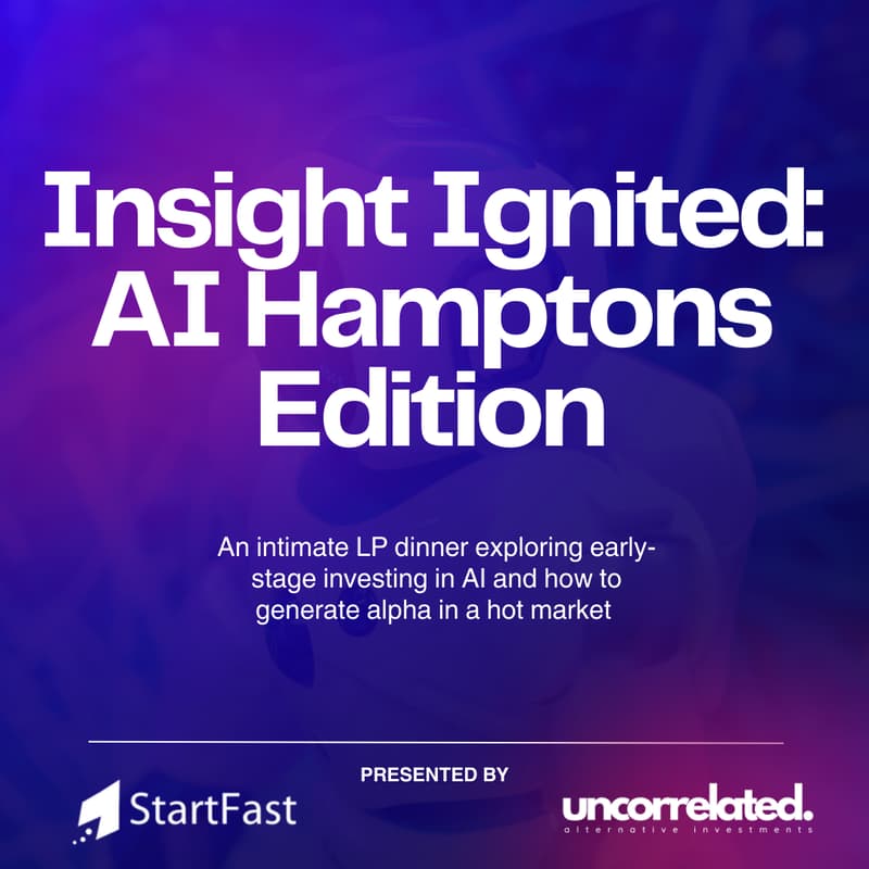Cover Image for Insight Ignited: AI Hamptons Edition, hosted by StartFast Ventures