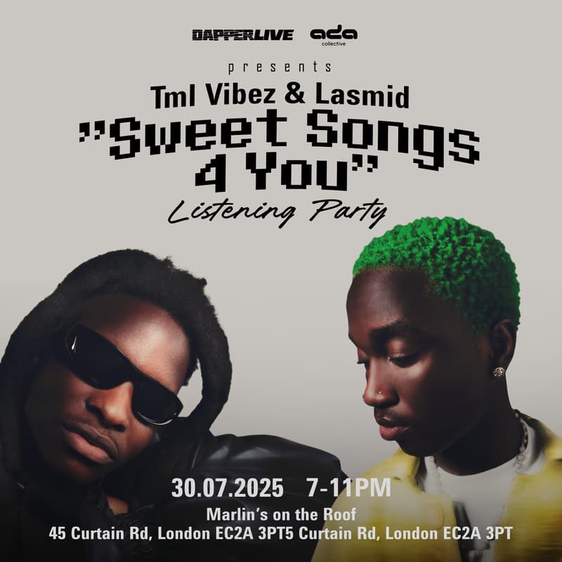 Cover Image for Tml Vibez & Lasmid “Sweet Songs 4 You” Listening party