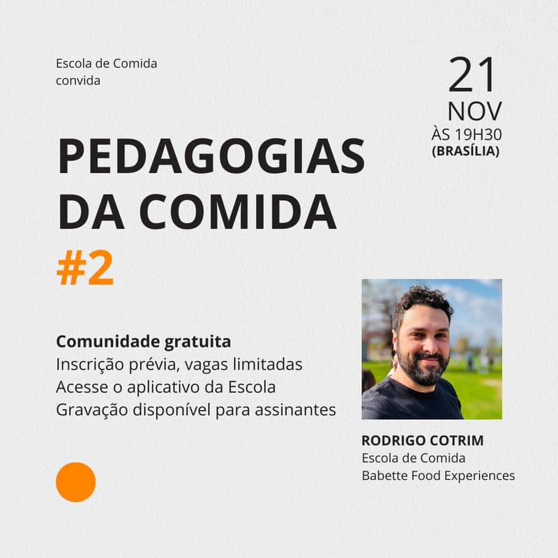Cover Image for Pedagogias da comida | #2