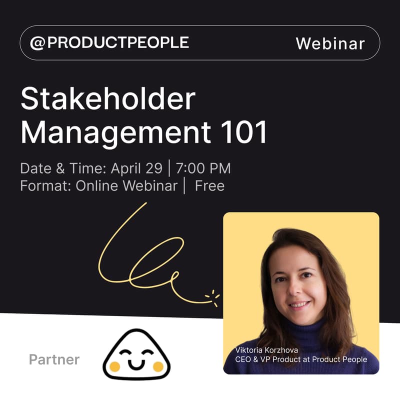 Cover Image for Stakeholder Management 101 (webinar)