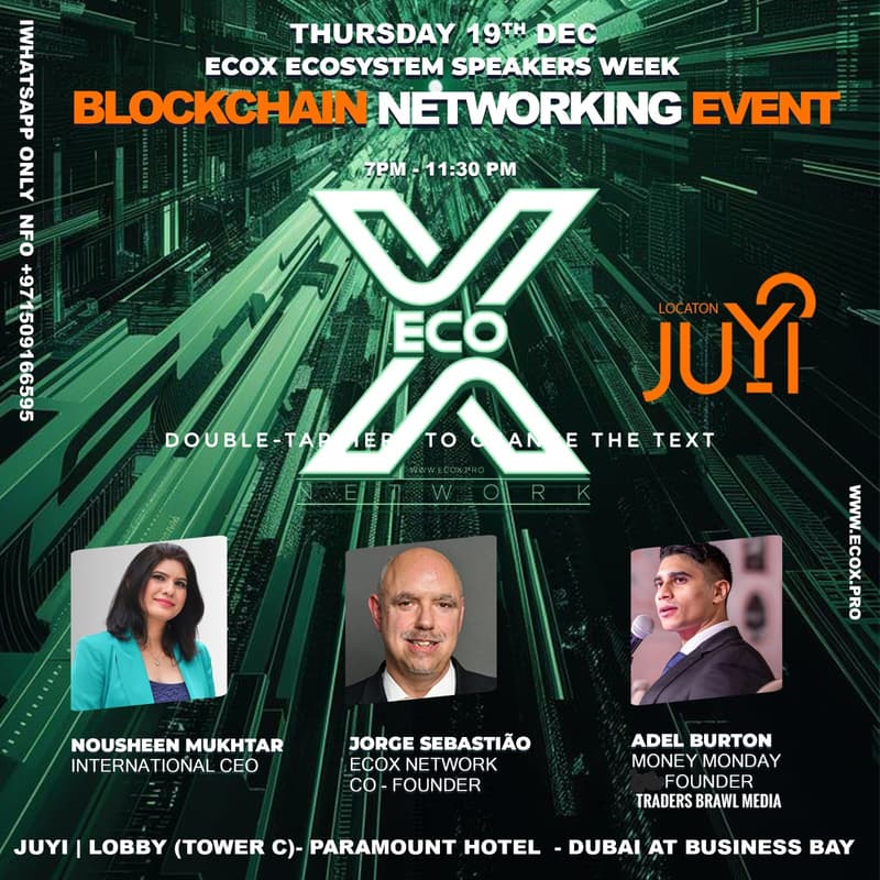 Cover Image for EcoX ecosystem speakers week 2024 Meetup