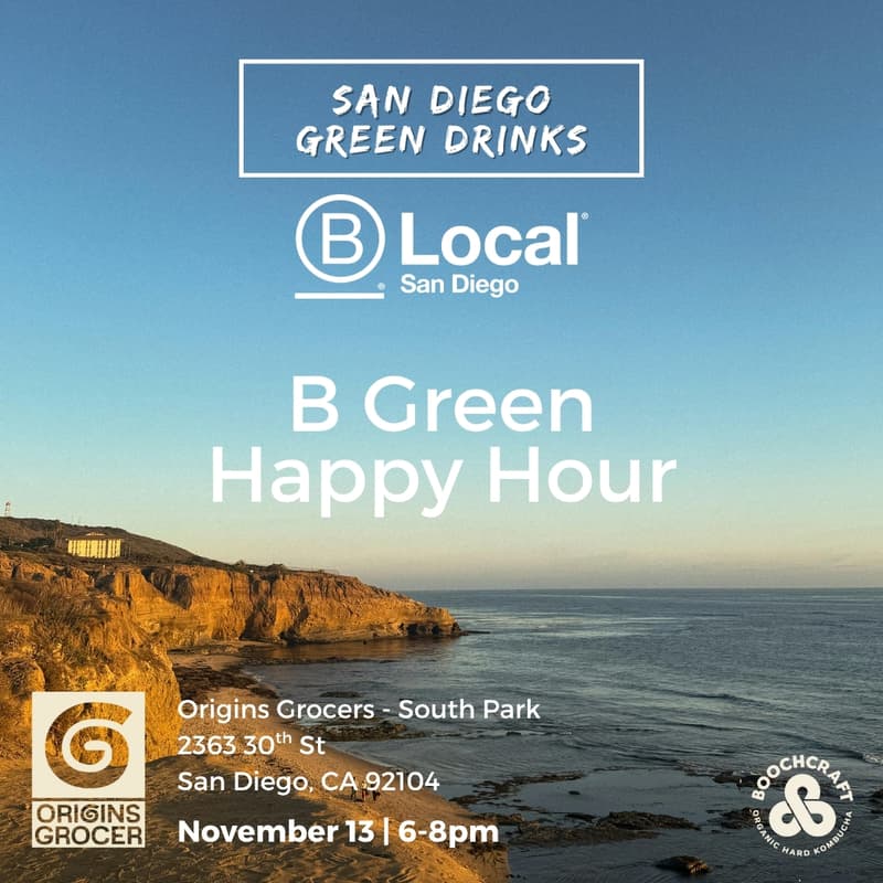 Cover Image for B Green Happy Hour with Green Drinks