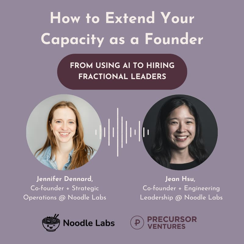 Cover Image for How to Extend Your Capacity as a Founder: From Using AI to Hiring Fractional Leaders
