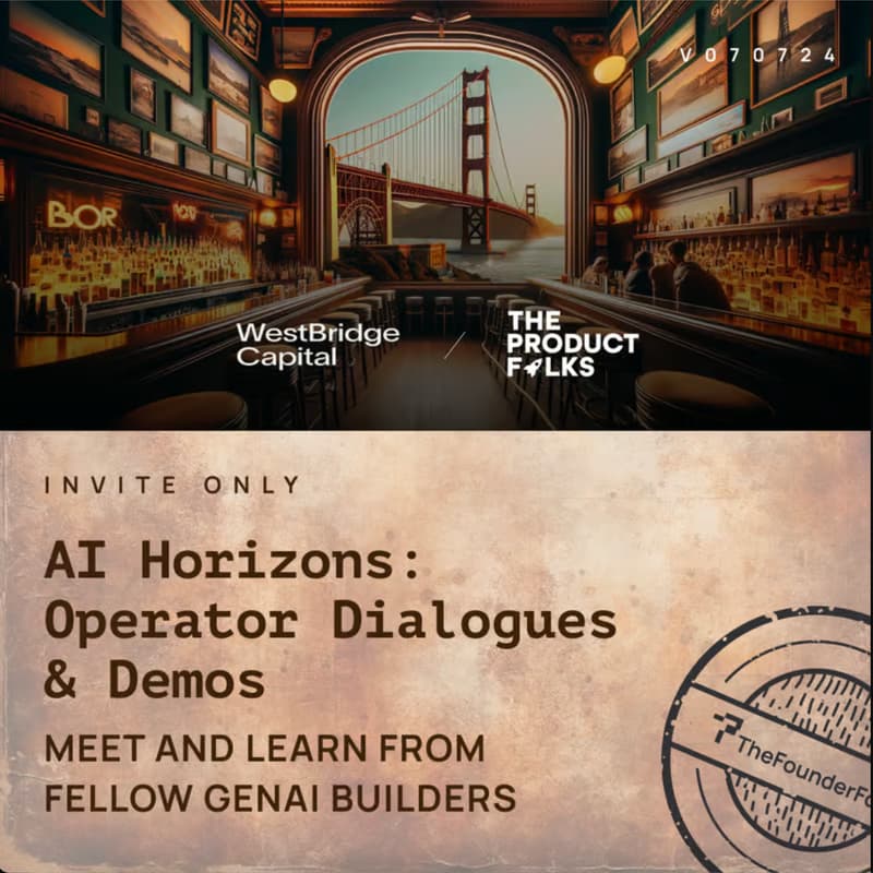 Cover Image for AI Horizons: GenAI Builders meetup
