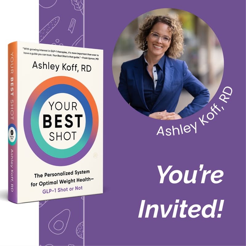 Your Best Shot: Meet Local Author Ashley Koff, RD · Luma