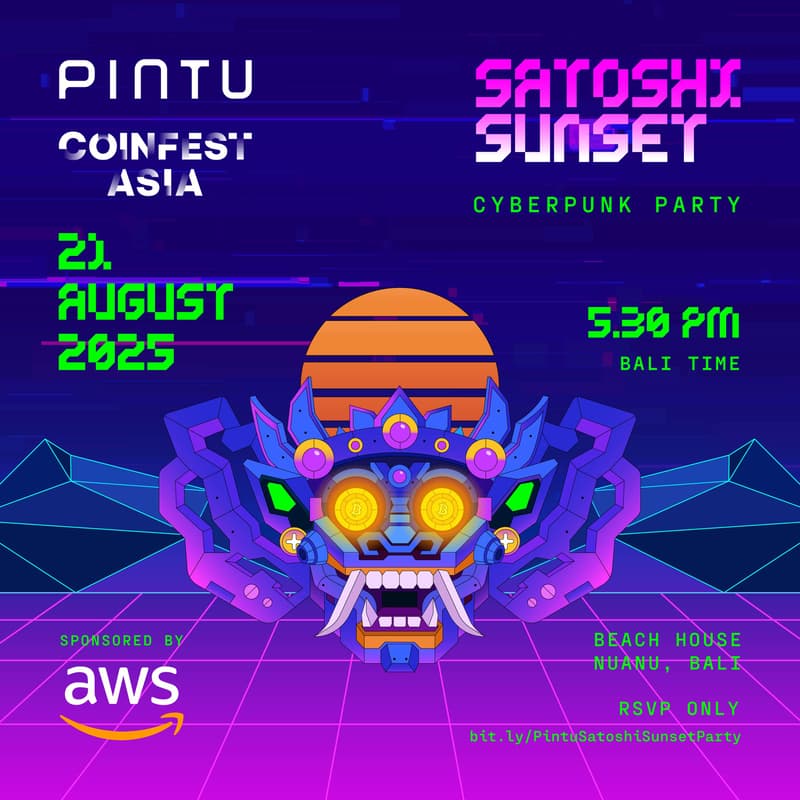 Cover Image for Pintu x AWS : Satoshi Sunset Party!