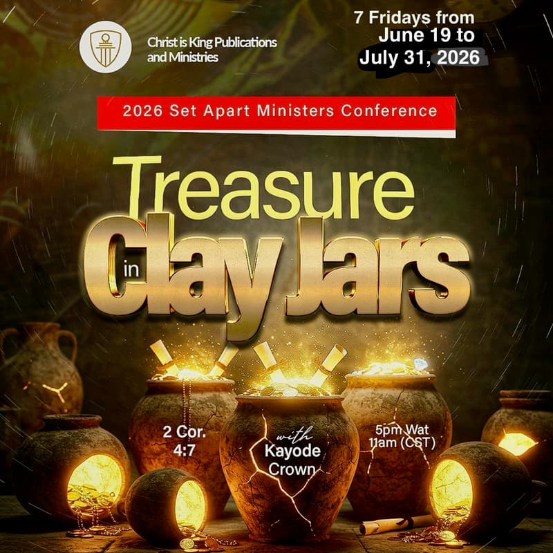 Cover Image for 2026 Set Apart Ministers Conference: Treasure in Clay Jars (2 Cor. 4:7)