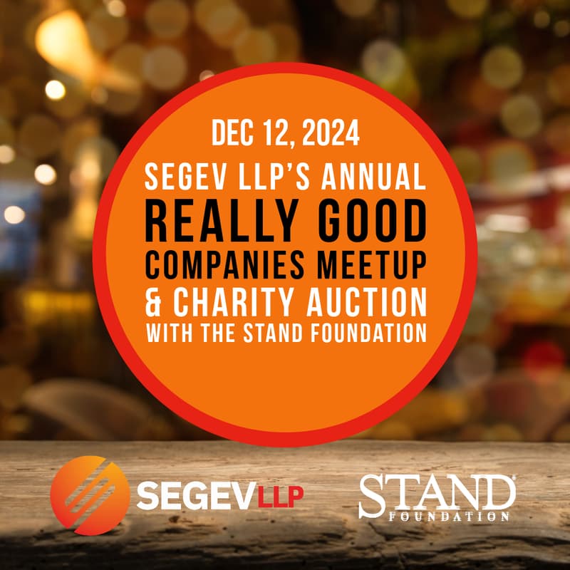 Cover Image for Segev LLP’s Really Good Companies Meetup with Stand Foundation