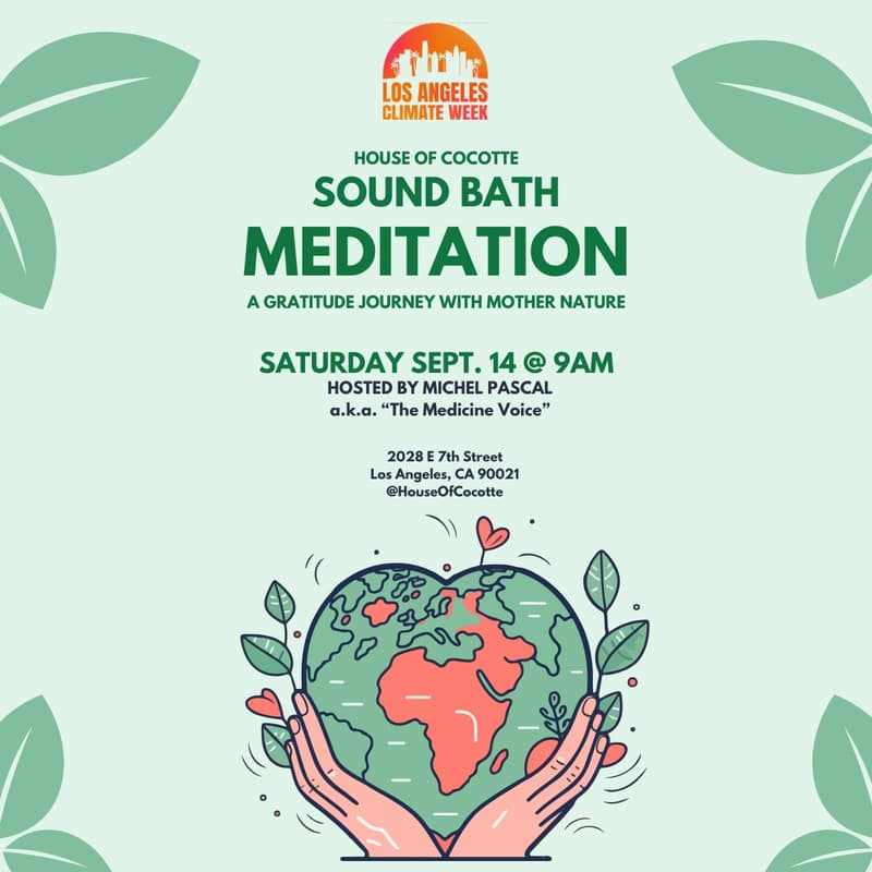 Cover Image for Sound Bath Meditation: A Gratitude Journey with Mother Nature