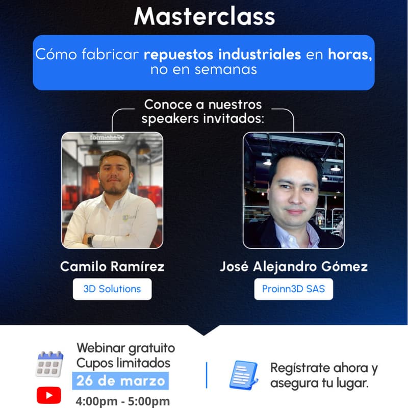 Cover Image for Fabrica repuestos en horas, no en semanas