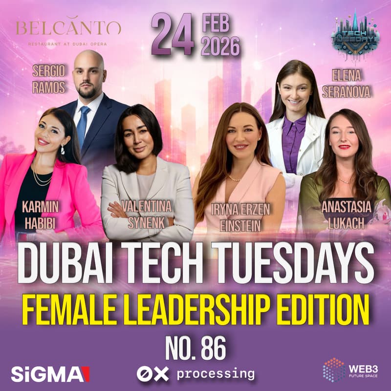 Cover Image for Dubai Tech Tuesdays No. 86 - Female Leadership Edition!