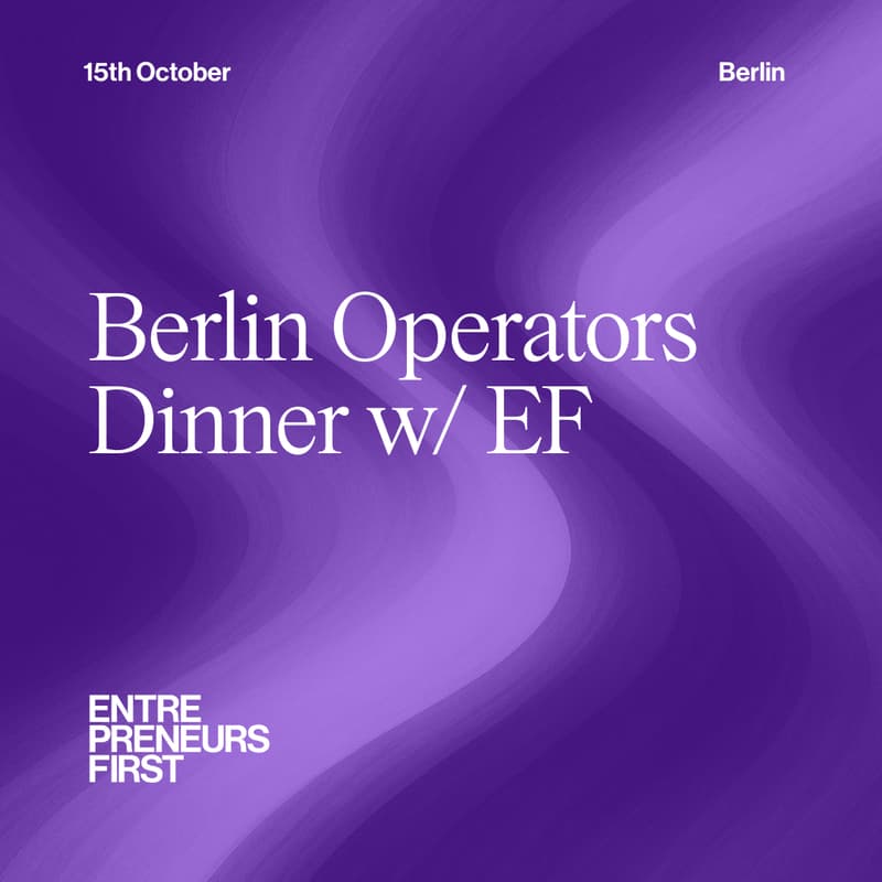 Cover Image for Berlin Operators Dinner w/ EF