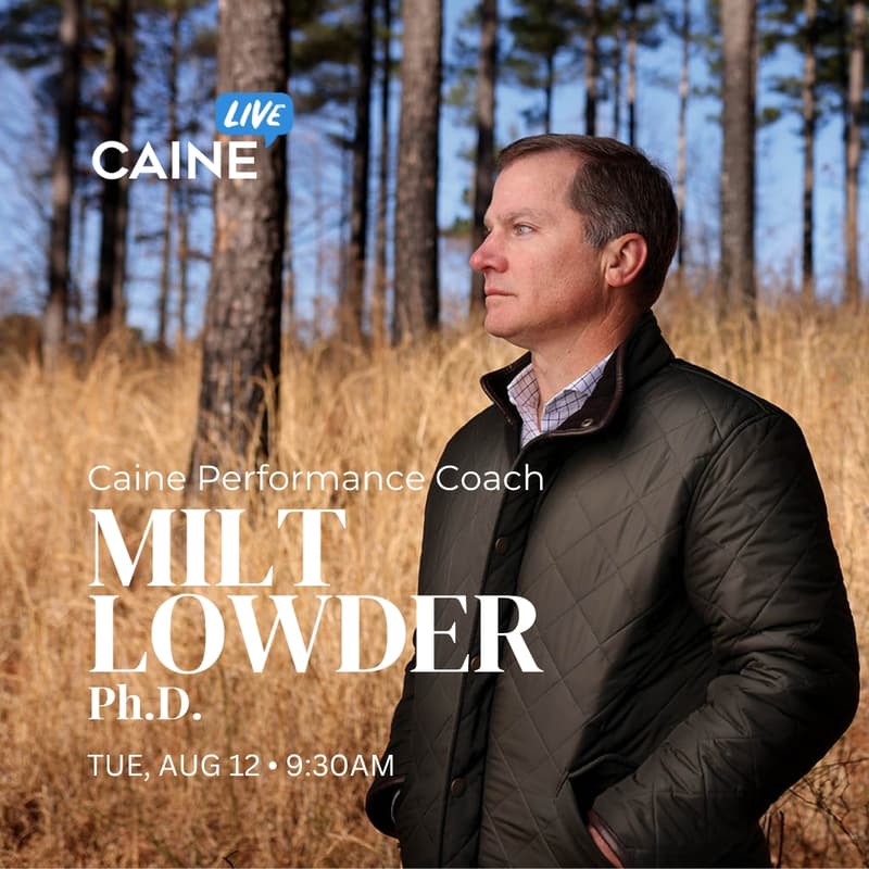 Cover Image for Caine Live - Milt Lowder