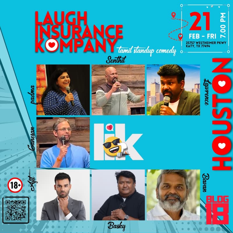 Cover Image for Houston - Laugh insurance kompany - new romantic tamil standup comedy
