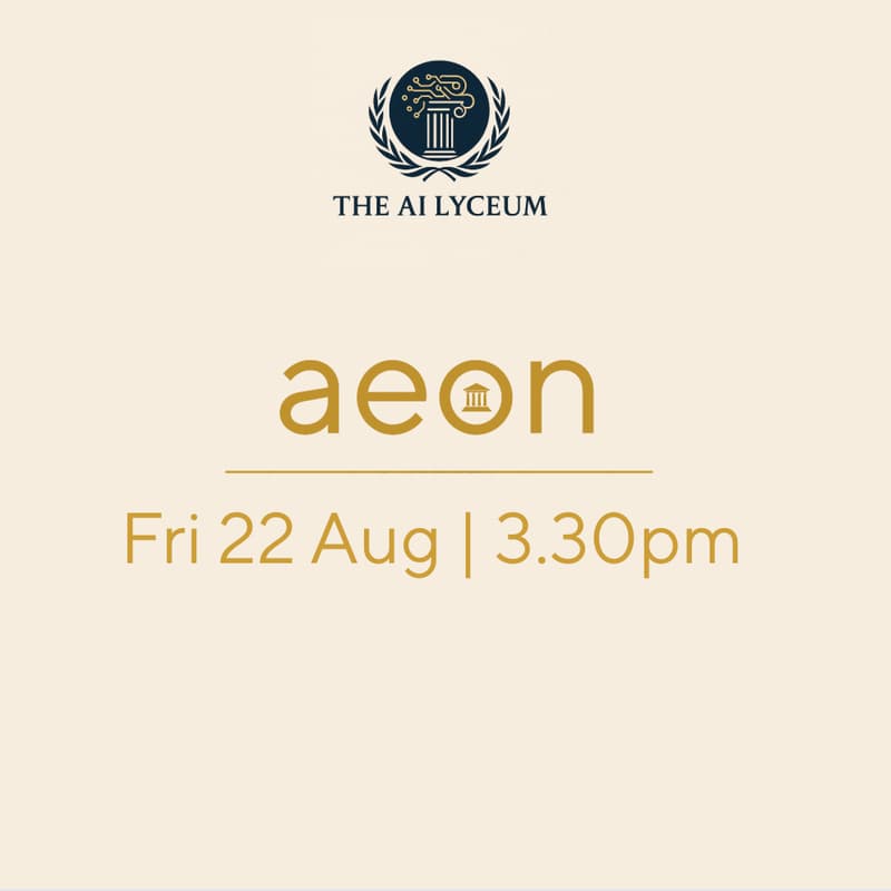 Cover Image for Aeon | Launch of The AI Lyceum